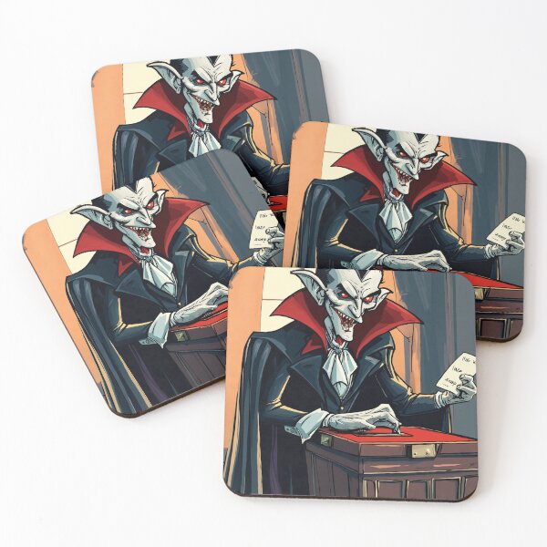 Item preview, cartoon vampire casts his vote in the American presidential election,save democracy designed and sold by OxiSkor.