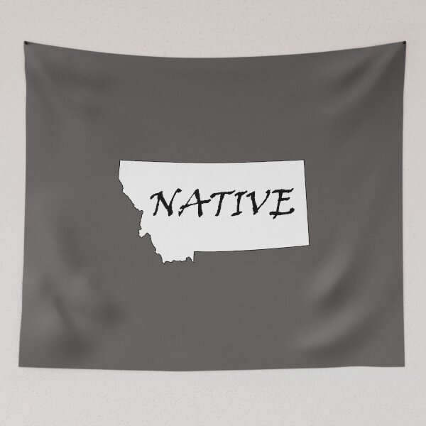Item preview, 406 - Montana - Native (Window Decal) designed and sold by Gilby-Designs.