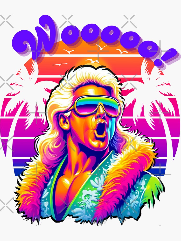 WOOOOO! Energy Statement SUMMER VIBES Sticker