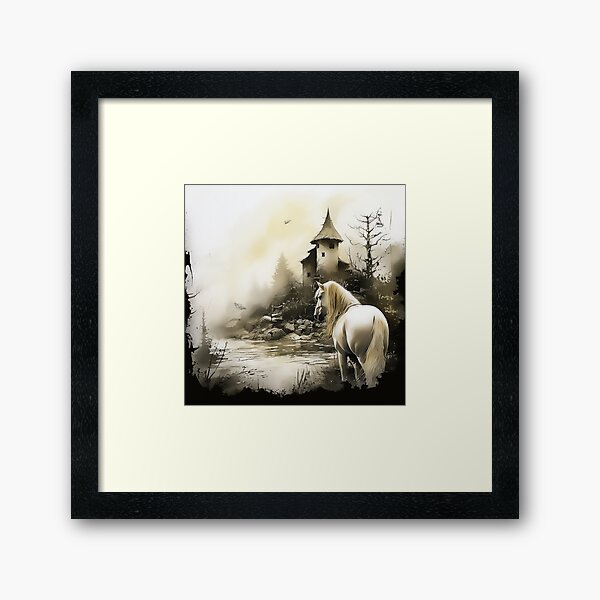 Item preview, Cheval blanc en attente designed and sold by John Novis.