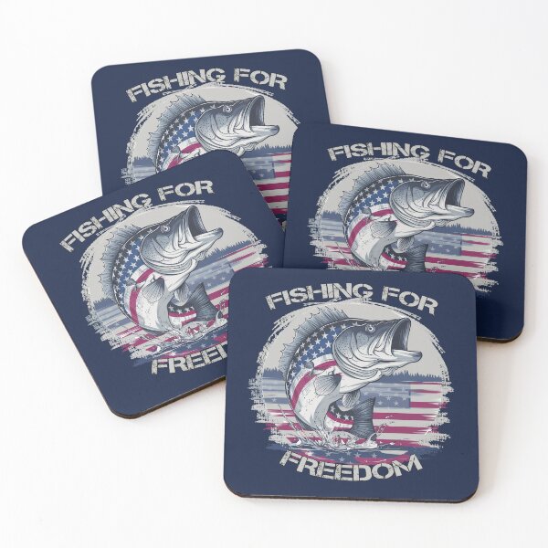 Item preview, Fishing for Freedom American Patriotic Bass Fish designed and sold by tamdevo1.