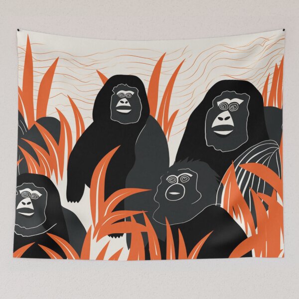Item preview, Modern Gorillas: Majestic Wilderness Art designed and sold by Hlvargo.