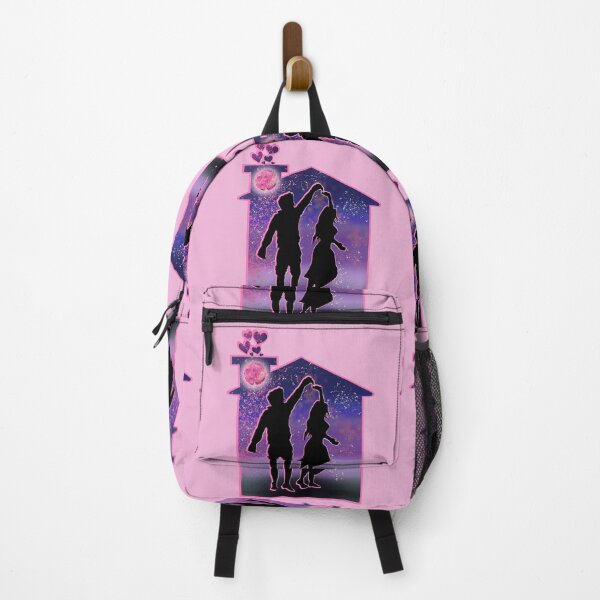 Item preview, Couple dancing under a pink moonlight and house shaped scenario designed and sold by altairaleon.