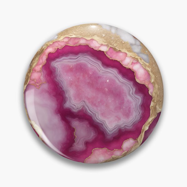 Item preview, Bright Pink Geode designed and sold by Sanskrati.