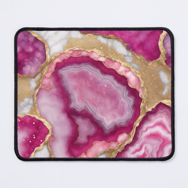 Item preview, Bright Pink Geode designed and sold by Sanskrati.