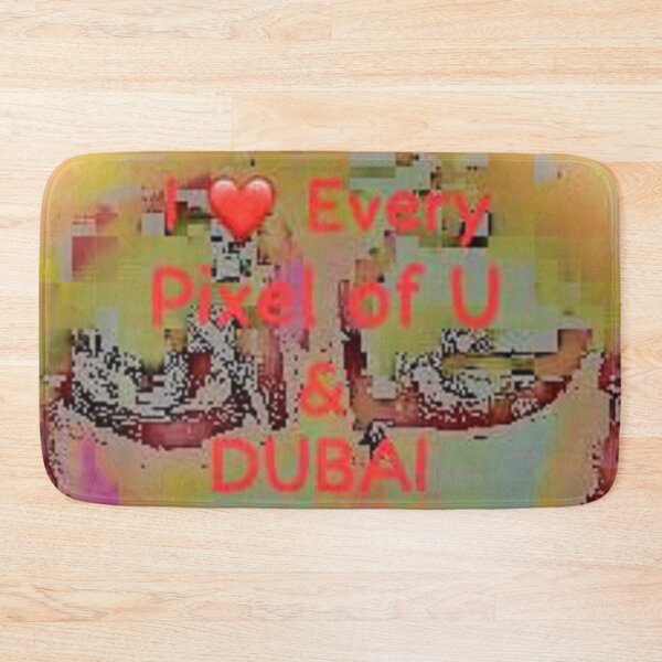 Item preview, I Love Every Pixel of You - Dubai, Love Pixel Art  designed and sold by SoulArtSara.