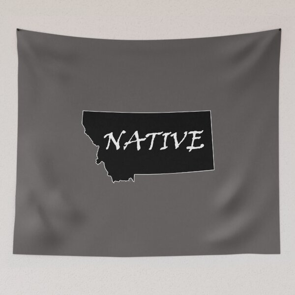 Item preview, 406 - Montana - Native (Window Decal) 2 designed and sold by Gilby-Designs.