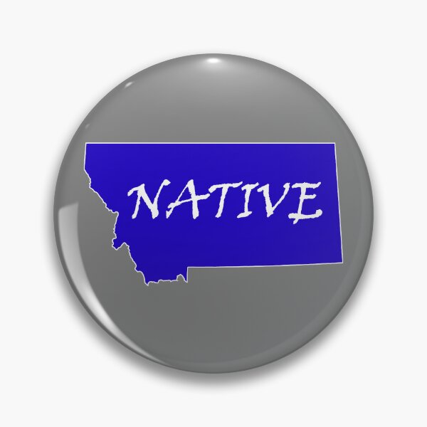 Item preview, 406 - Montana - Native (Blue Decal)  designed and sold by Gilby-Designs.