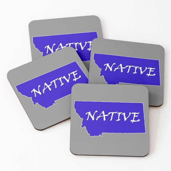 Item preview, 406 - Montana - Native (Blue Decal)  designed and sold by Gilby-Designs.