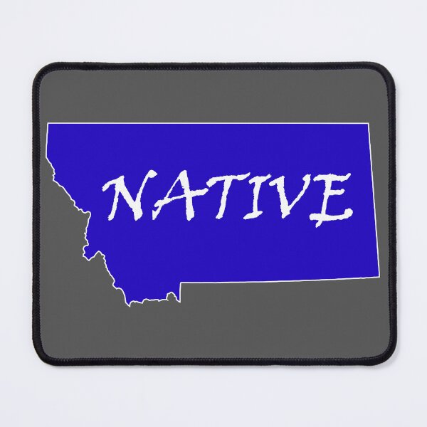Item preview, 406 - Montana - Native (Blue Decal) designed and sold by Gilby-Designs.