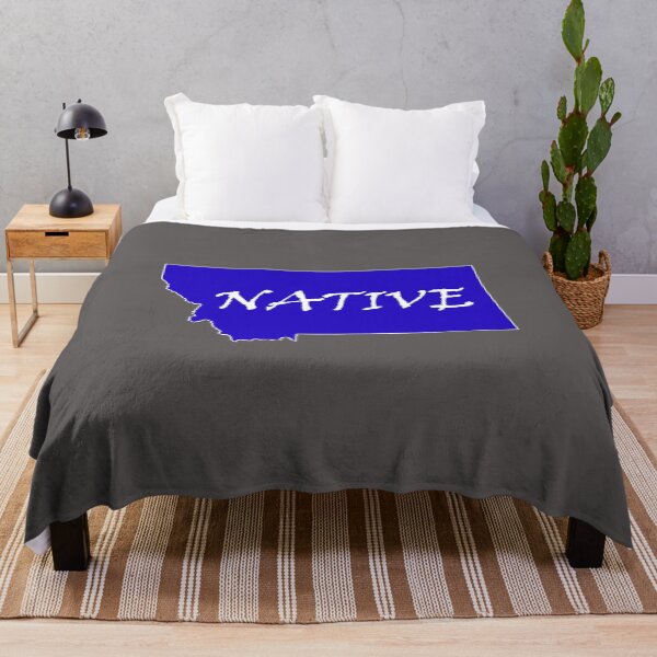 Item preview, 406 - Montana - Native (Blue Decal)  designed and sold by Gilby-Designs.