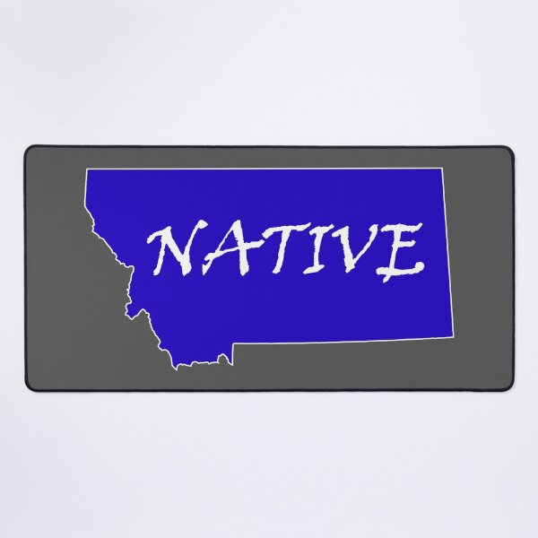 Item preview, 406 - Montana - Native (Blue Decal)  designed and sold by Gilby-Designs.
