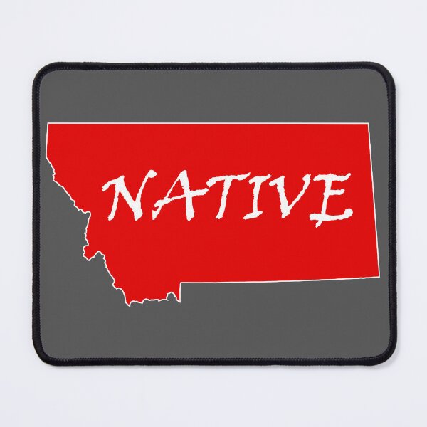 Item preview, 406 - Montana - Native (Red Decal)  designed and sold by Gilby-Designs.
