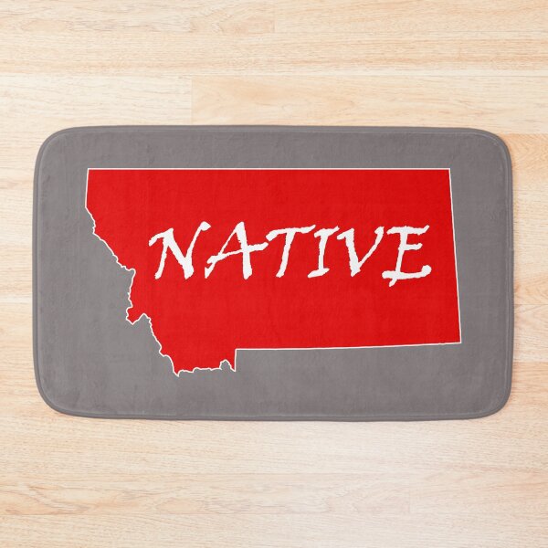 Item preview, 406 - Montana - Native (Red Decal)  designed and sold by Gilby-Designs.