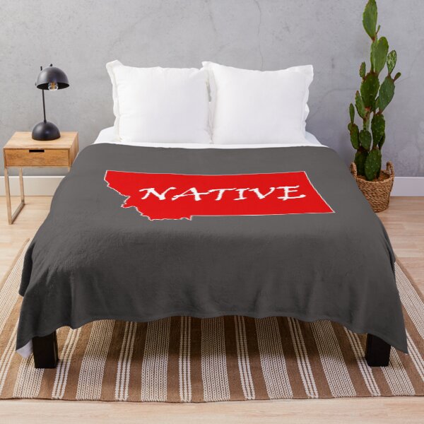 Item preview, 406 - Montana - Native (Red Decal)  designed and sold by Gilby-Designs.