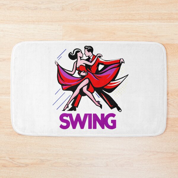 Item preview, Swing Dance Couple with Text - Color Illustration Minimal designed and sold by AD-Digital-Art.