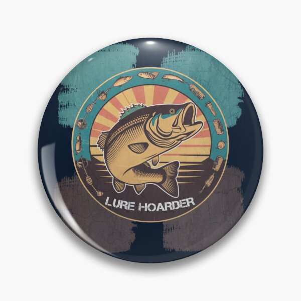 Item preview, Fishing Vintage Graphic Design Funny Lure Hoarder Bass Fish designed and sold by Cute & Sassy Custom Gifting Boutiques.