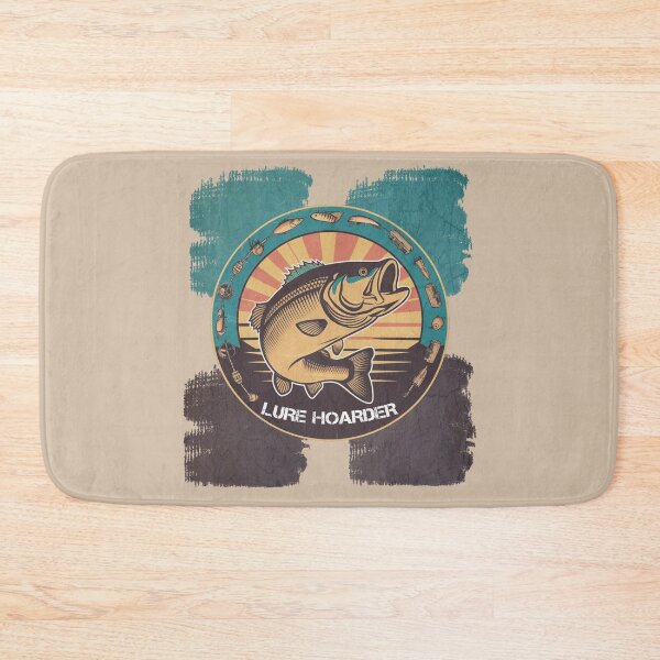 Item preview, Fishing Vintage Graphic Design Funny Lure Hoarder Bass Fish designed and sold by tamdevo1.