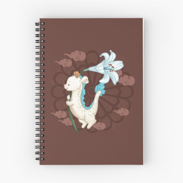 Item preview, White Dragon Holding a Lily Flower designed and sold by Khotekmei.