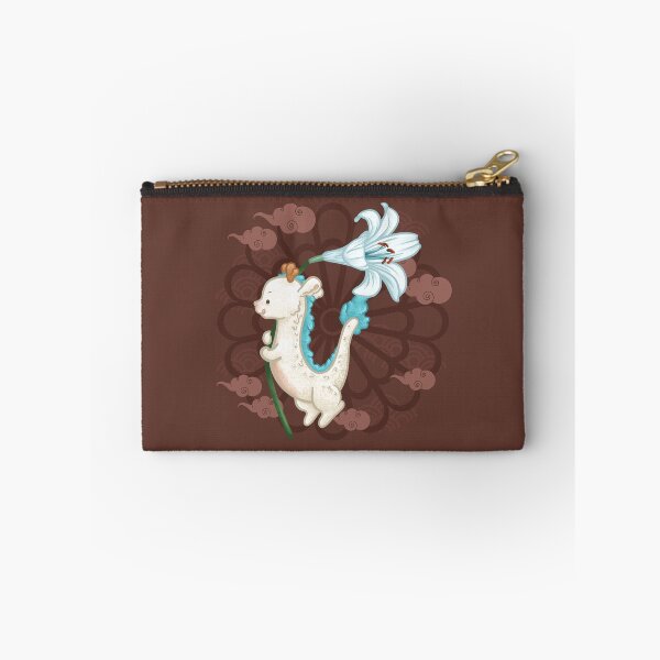 Item preview, White Dragon Holding a Lily Flower designed and sold by Khotekmei.