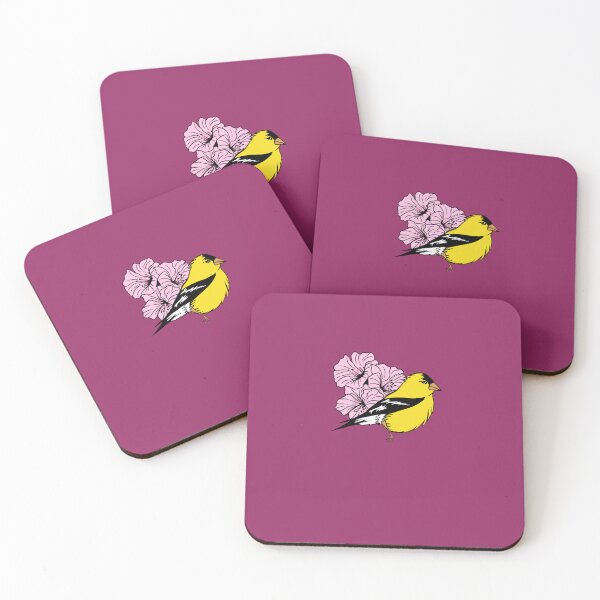 Item preview, Goldfinch and Rhododendron  designed and sold by Moxieann.