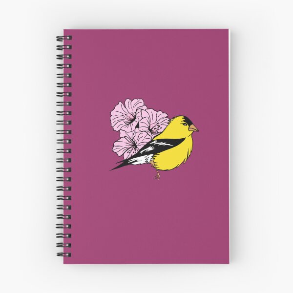 Item preview, Goldfinch and Rhododendron  designed and sold by Moxieann.