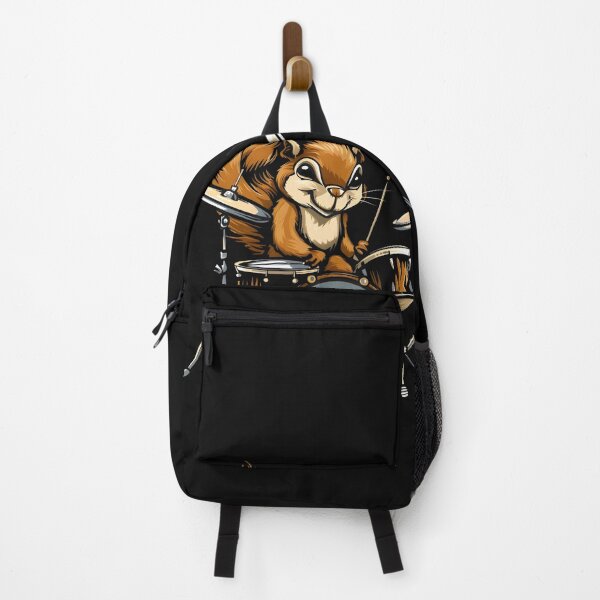 Item preview, Squirrel Playing Drums designed and sold by BasedCanvas.