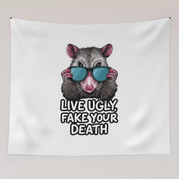 Item preview, Live Ugly, Fake Your Death designed and sold by Peter Stawicki.