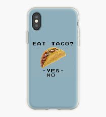 Eat Taco? (Retro 16-bit) iPhone Case
