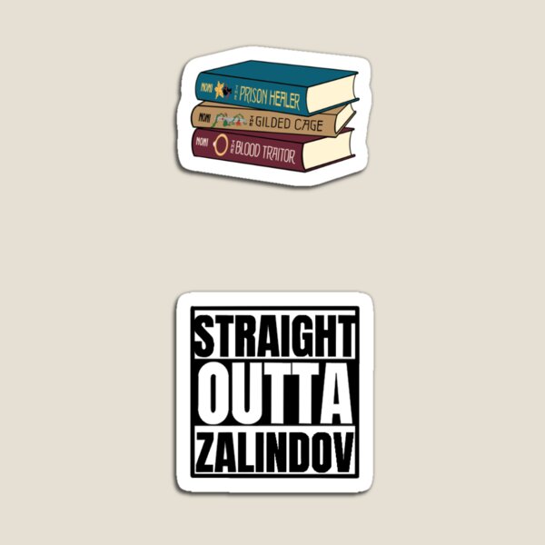 Item preview, Stack of Books - Prison Healer & Zalindov Sticker designed and sold by Chloe Bowers.