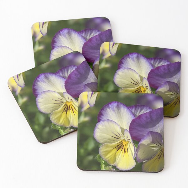 Item preview, Purple and Yellow Pansy Flowers designed and sold by WinterRisks.