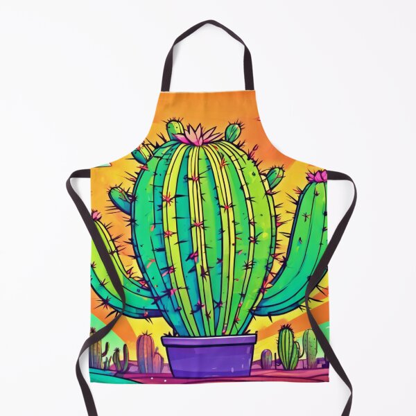 Item preview, Bright Cactus Cartoon Art designed and sold by Health And Fitness Posts e-Store.