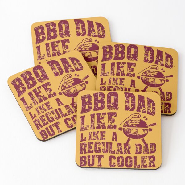 Item preview, Funny BBQ Dad Like A Regular Dad But Cooler T-Shirt  designed and sold by Des Yor.