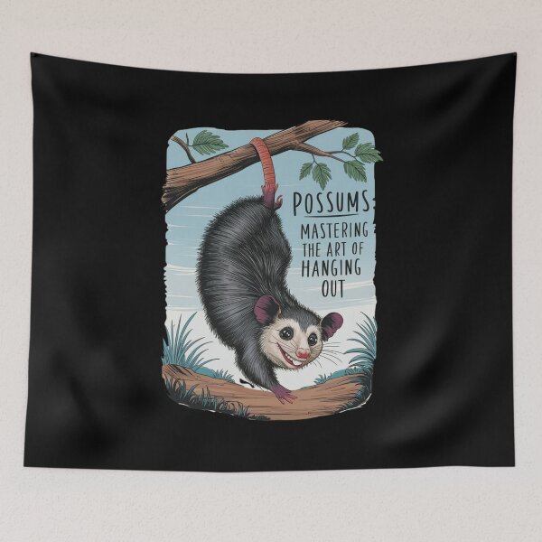 Item preview, Possums Mastering The Art of Hanging Out. designed and sold by Peter Stawicki.