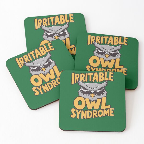 Item preview, Irritable Owl Syndrome T-Shirt, Fun and Humorous Owl Graphic Tee, Perfect for Owl Lovers, IBS Shirt designed and sold by Sir Meow Meow.