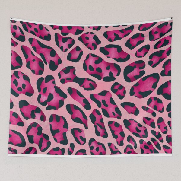 Item preview, Pink Leopard Print Pattern Vector Art designed and sold by ChainsArt.