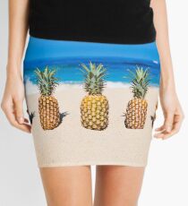 Vintage Pineapple Horizons Mini Skirt