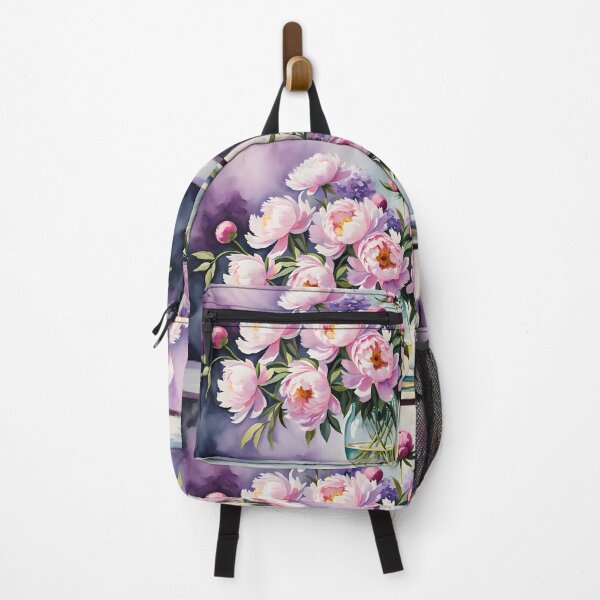 Item preview, Bouquet of Peonies and lilacs in soft watercolour designed and sold by Ilikeiwantilove.