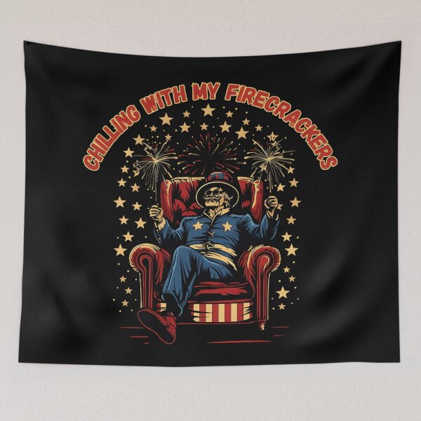 Item preview, Chilling with my firecrackers designed and sold by BasedCanvas.