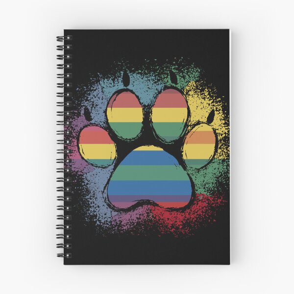 Item preview, Rainbow Paw Print designed and sold by Quirky Shirts.