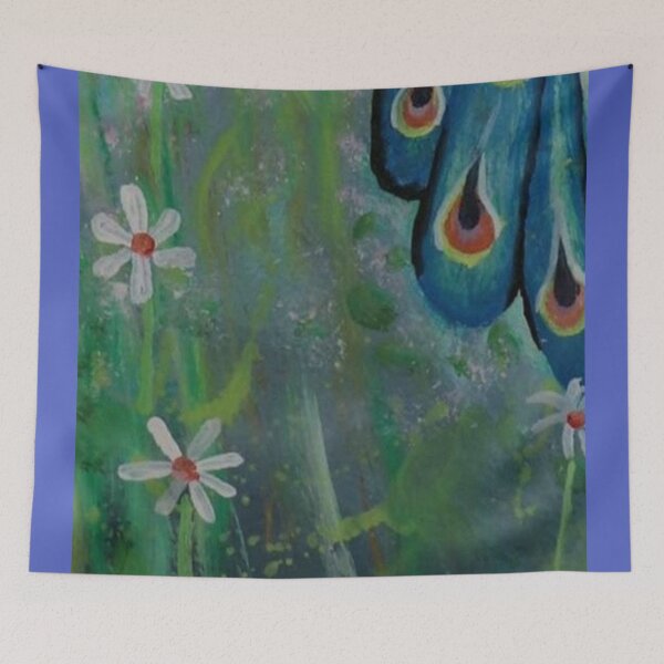 Item preview, Great Vegetation full of flowers and the peacock tail designed and sold by annenambiro.