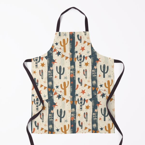 Item preview, Southwestern Cactus and Stars Pattern - Rustic Desert Design designed and sold by MindFulStudios.