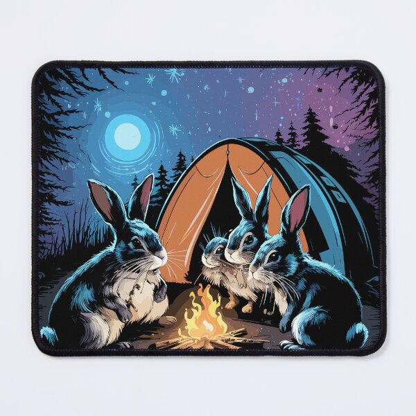 Item preview, Camping Bunnies Under the Stars designed and sold by Quirky Shirts.