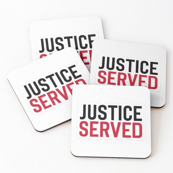 Item preview, Justice Served Bold Text designed and sold by FatGiantCat.