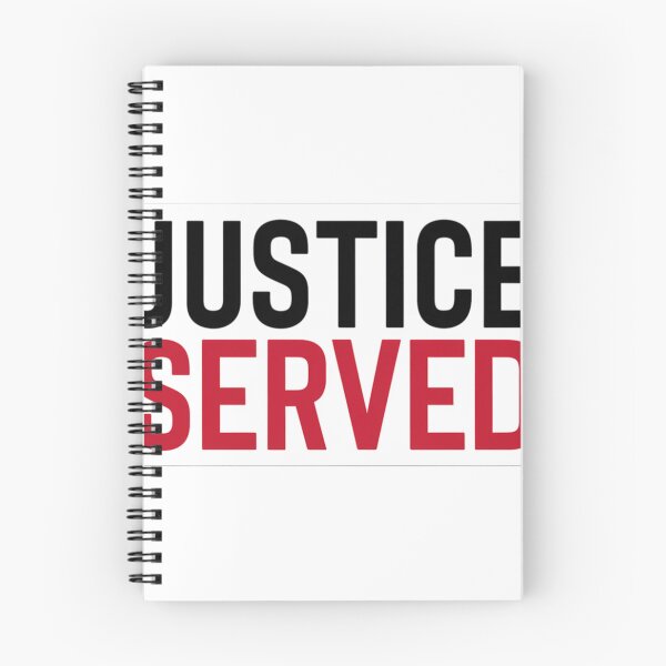 Item preview, Justice Served Bold Text designed and sold by FatGiantCat.