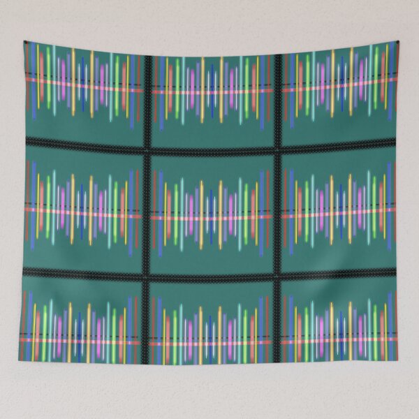 Item preview, Vertical colorful lines design designed and sold by Stefrait-7.