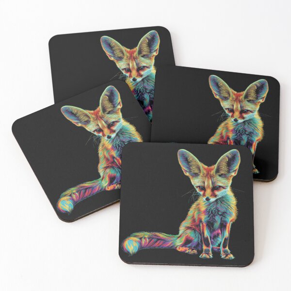 Item preview, Psychedelic Fenec Fox designed and sold by SmallOwlDesign.