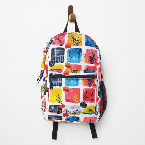 Item preview, Colorful Pattern With Tropical Leaves And Flowers designed and sold by kuralesya.
