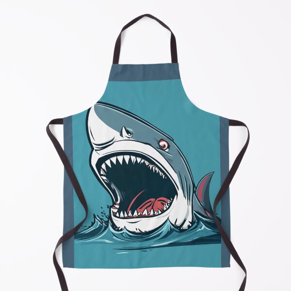 Item preview, cartoon shark head angry designed and sold by OxiSkor.