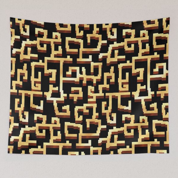 Item preview, Golden Maze Pattern designed and sold by The-Stellerium.